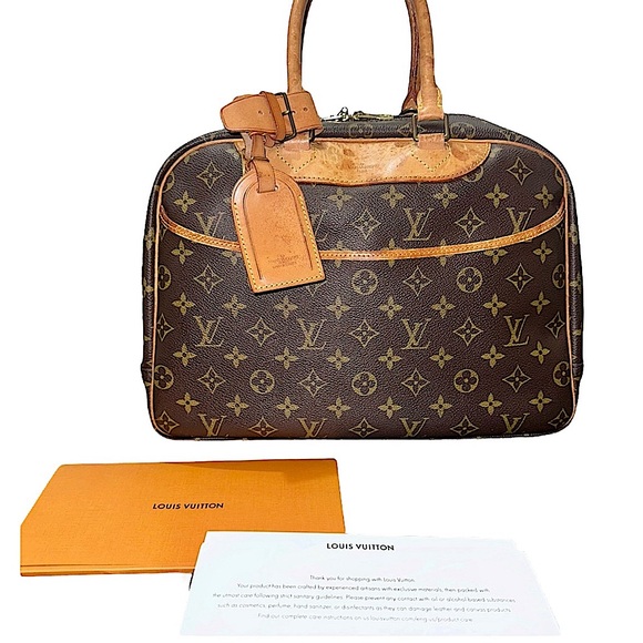 Louis Vuitton Deauville, LV luggage Tag w/ COA - Picture 3 of 12